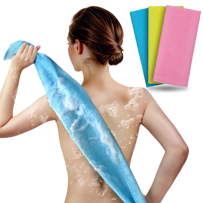 Exfoliating Towel Body Scrubber Back Scrubber Shower Japanese Beauty Towel Bath Towel Imitation Loofah Exfoliating Towel Body Scrubber Back Scrubber Shower Japanese Beauty Towel Bath Towel Imitation Loofah