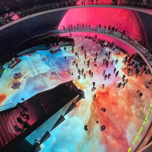 p4.81 anti-collision floor tile display screen stage led floor tile screen P3.91 human body interactive stage induction floor screen