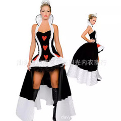 Code Red Heart Queen Queen Costume Halloween Costume Witch Costume Vampire Devil Costume Performance Costume