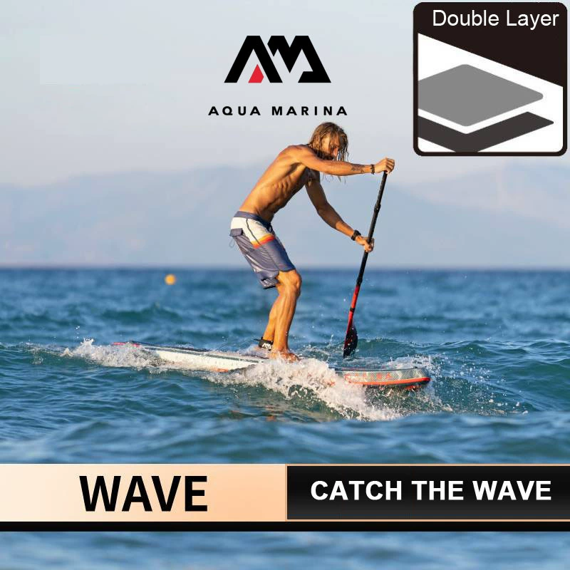 AQUA MARINA подлинная доска для серфинга WAVE надувная стоячая доска 265см двухслойный материал