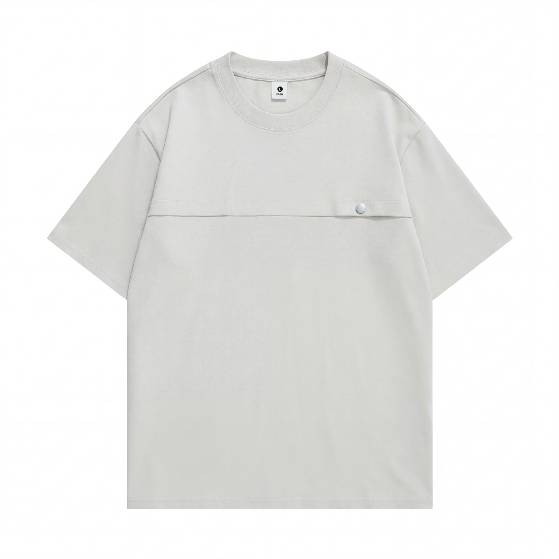 Camiseta de manga corta de marca de moda transfronteriza, camiseta de cuello redondo suelta para hombres, simple y casual de media manga, camiseta de estilo relajado para hombres.