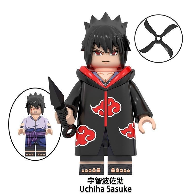 NARUTO 互換性のあるレゴ ミニフィギュア ヘイゴ ウィザード ウィザード ウィザード サスケ イタチ ジュンマルー 組み立てブロック おもちゃ プラスチック|undefined