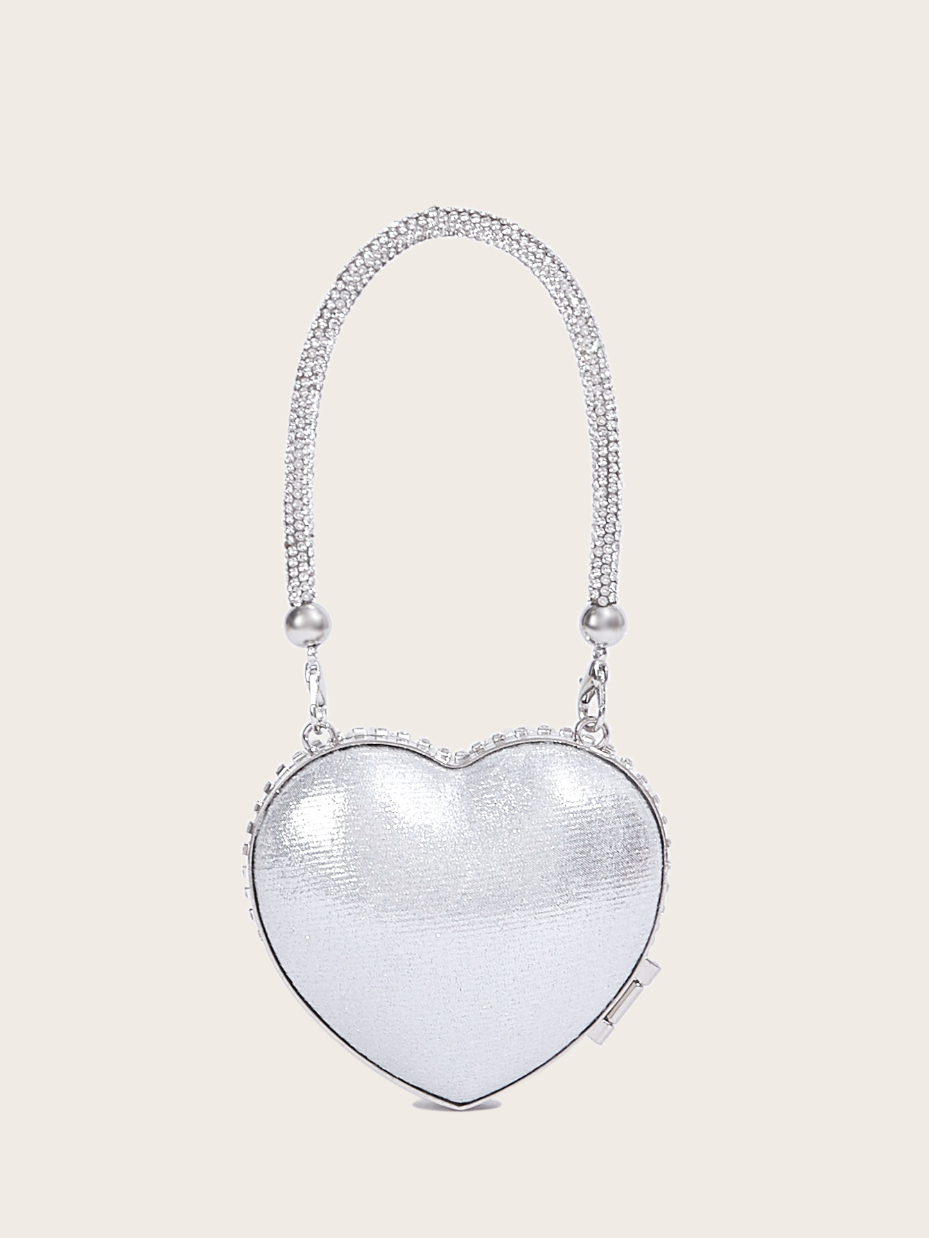 All Seasons Season Polyester Geometric Heart-shaped Evening Bags