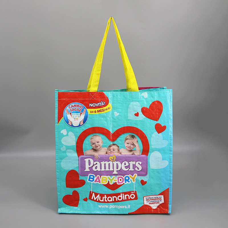 覆膜彩印编织袋工厂生产编织布环保袋购物袋厂家编织手提袋厂