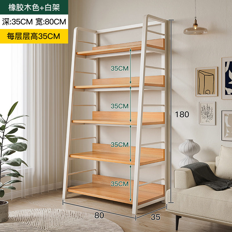 Estante estante de varias capas estante de exhibición de piso con puerta de gabinete estante de almacenamiento de exhibición de supermercado gabinete de almacenamiento integrado contra la pared