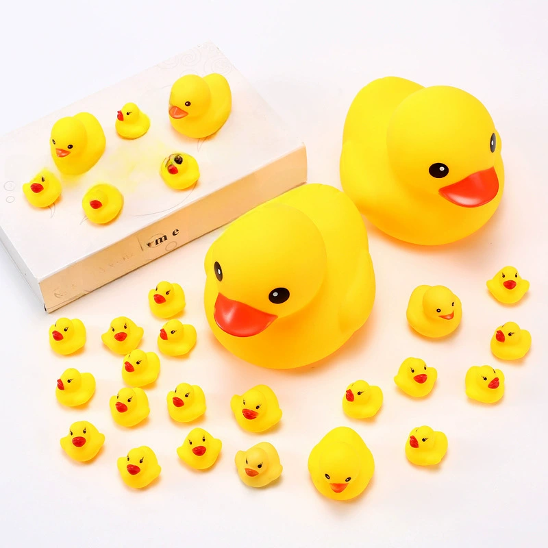 B.Duck, игрушка для игры в воде для купания, мультяшная слизь с аксессуарами для плавания из мягкой резины, утка