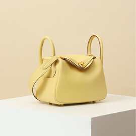 全手工mini琳迪包19cm法国原厂TC皮小鸡黄金扣手提单肩斜挎包