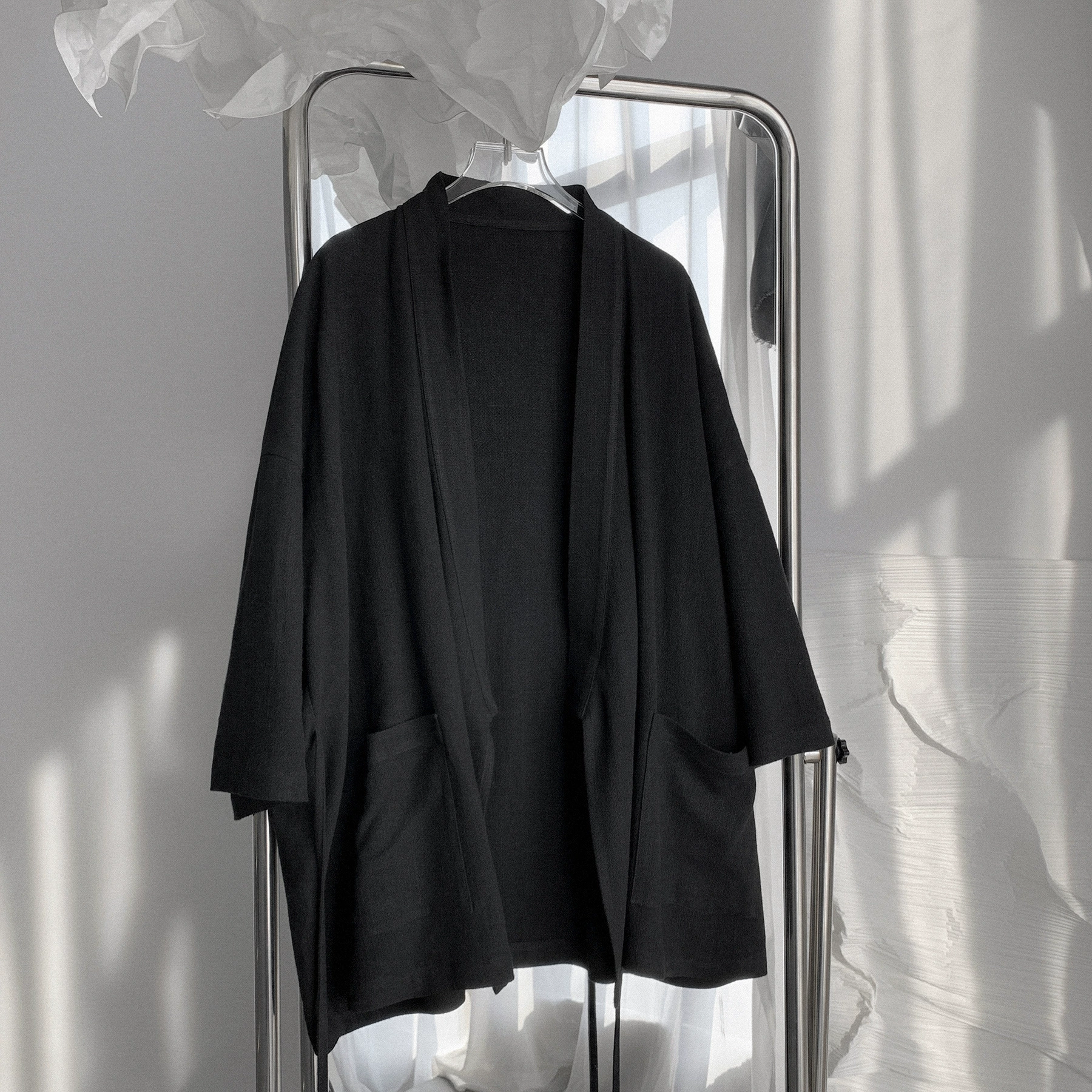 Shirt, thin trench coat for leisure, men's jacket, 2022, Korean style, oversize