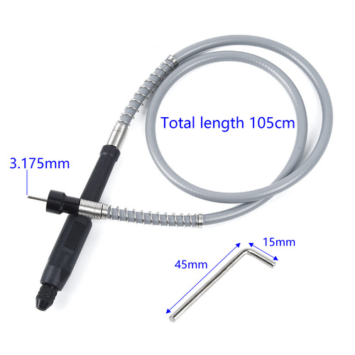 Manufacturer wholesale hand electric drill soft shaft electric grinding handle jade carving grinding pen universal shaft with chuck electric grinding accessories