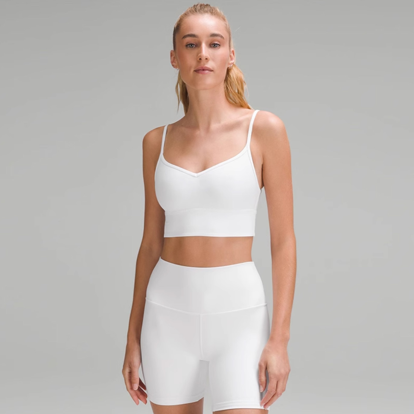 New Align Naked Heart Collar Sports Underwear Sexy Yoga Bra U-shaped Hollow Back Yoga Wear Top