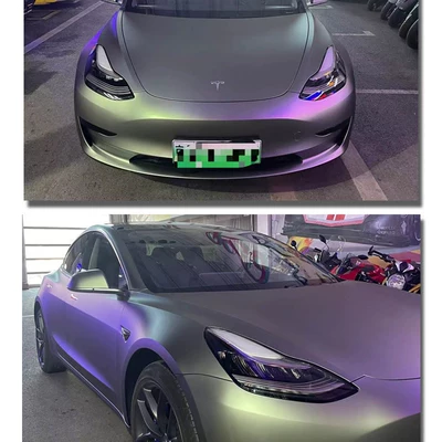 Color-Changing Blackened Headlight Film Car headlight protective film