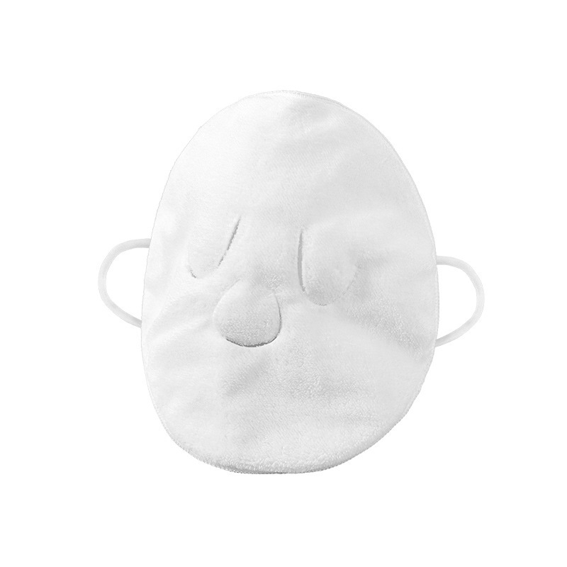 Toalla Facial para Compresa de Terciopelo de Coral, Suave y con Orejas Colgantes para Cuidado Facial