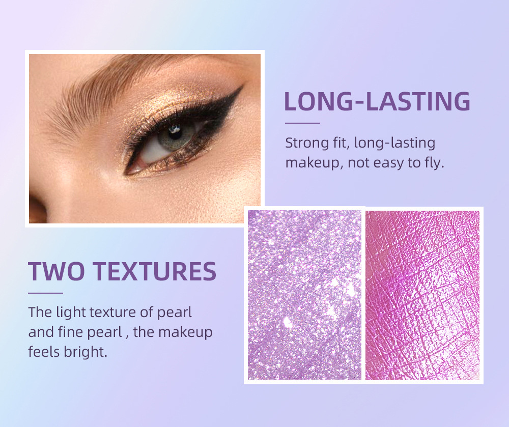 carina QIBEST Flasher Pearlescent High gloss Super shiny Matte Modified eye shadow Liquid Set_voghion.com