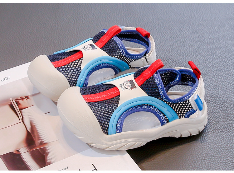 Breathable Mesh Sandals For Kids Summer Comfortable Soft Sole Shoes_voghion.com