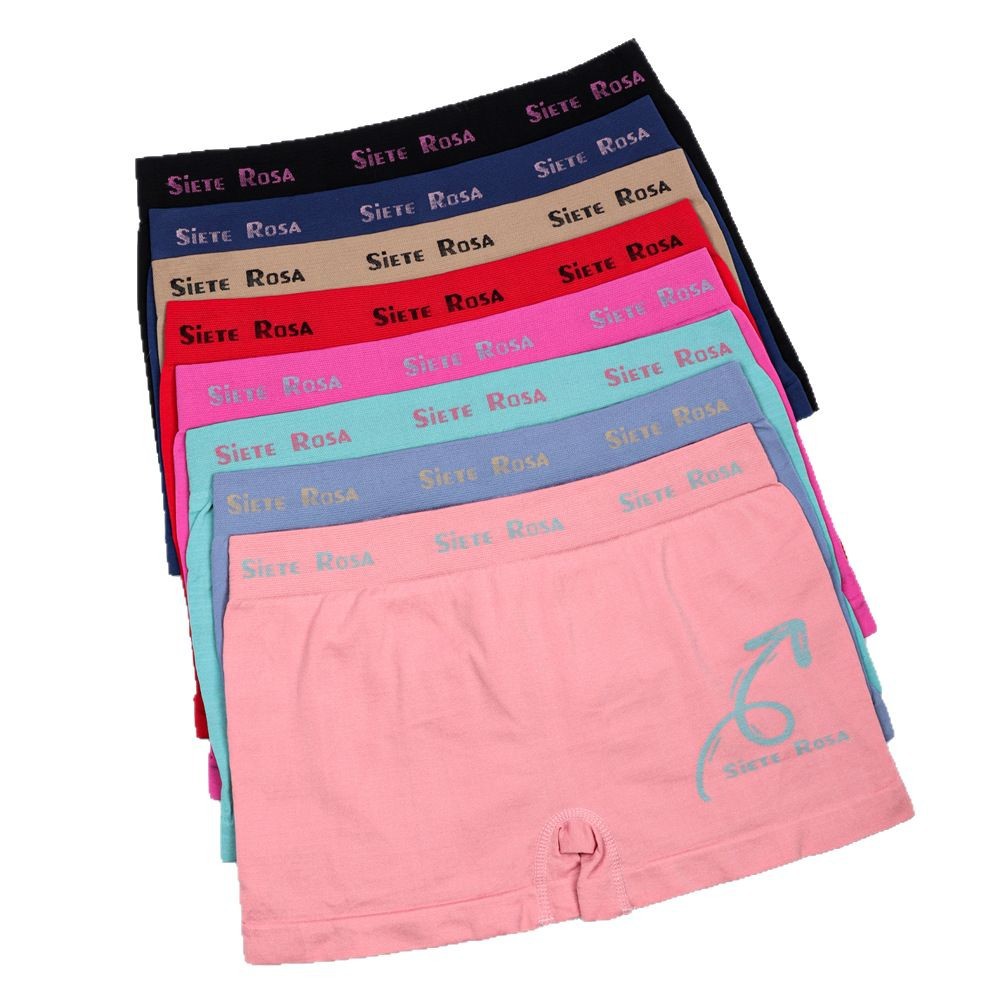 Venta caliente de comercio exterior calzoncillos bóxer sin costuras de cintura media para mujer