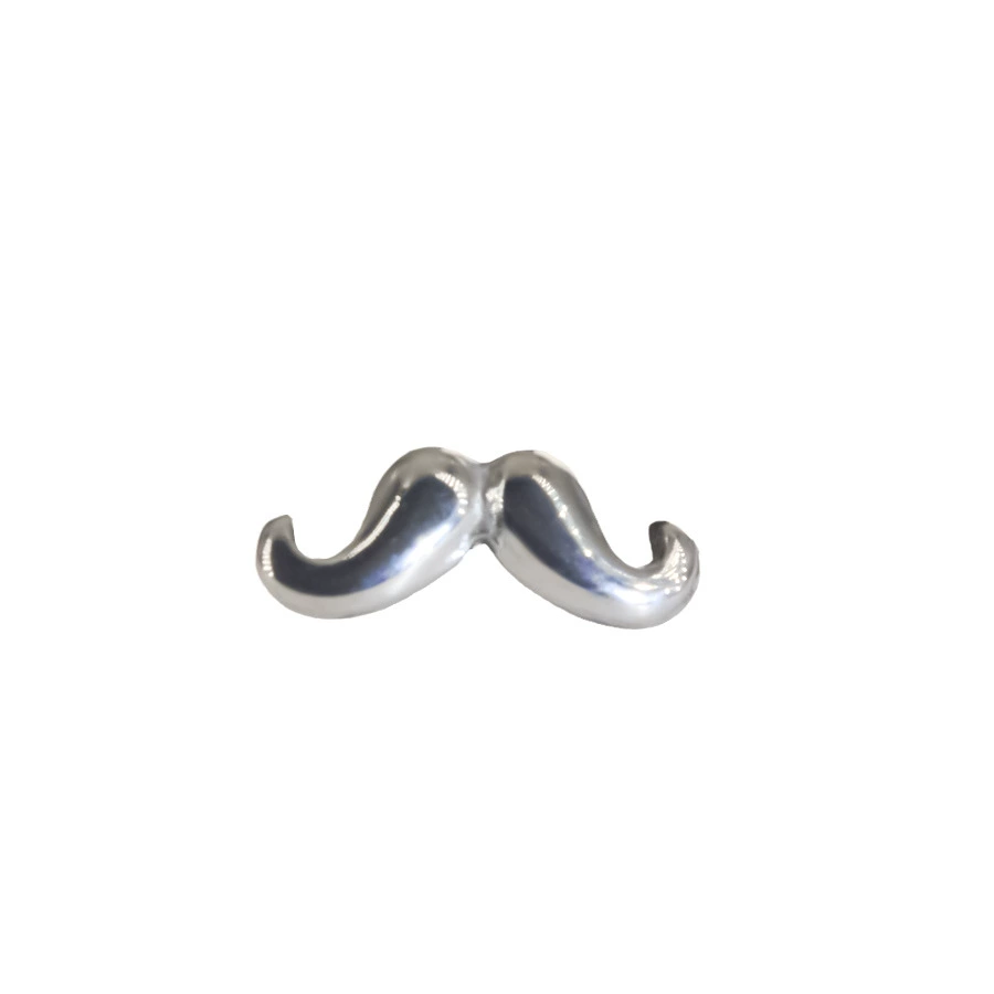 Metal small lip piercing heart-shaped