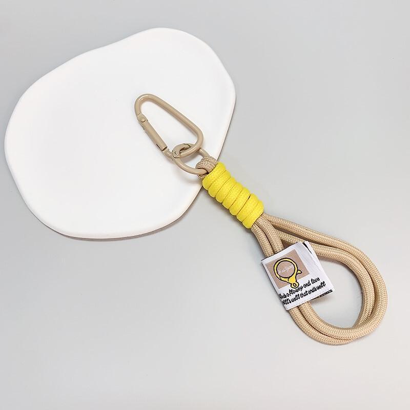 Llavero y Colgante para Bolso de Poliéster Tejido Decorativo para Teléfono y Bolso