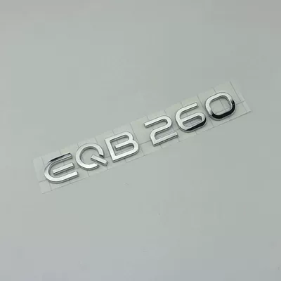 Mercedes-Benz EQA260, EQB350, EQC400, EQE, and EQS450 car emblems and letter-number decals, 580 car stickers (Car logo) - standard-eqb260