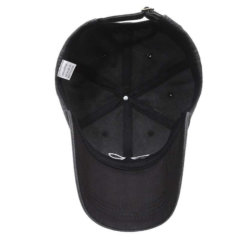 Cappellino da baseball in denim con fiocco protezione solare_voghion.com