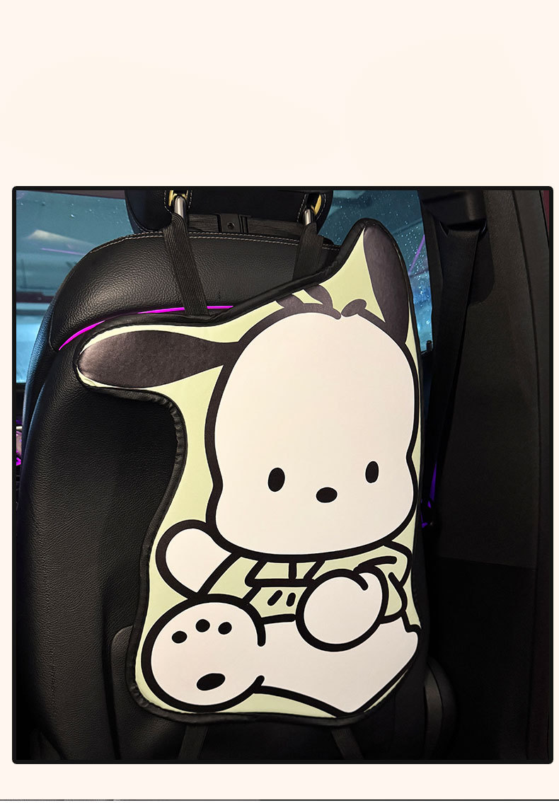 Long Pacha Dog Car Anti-Kick Pad Universal Rear Seat Back Anti-Dirty Protective Pad Car Rear Protective Pad