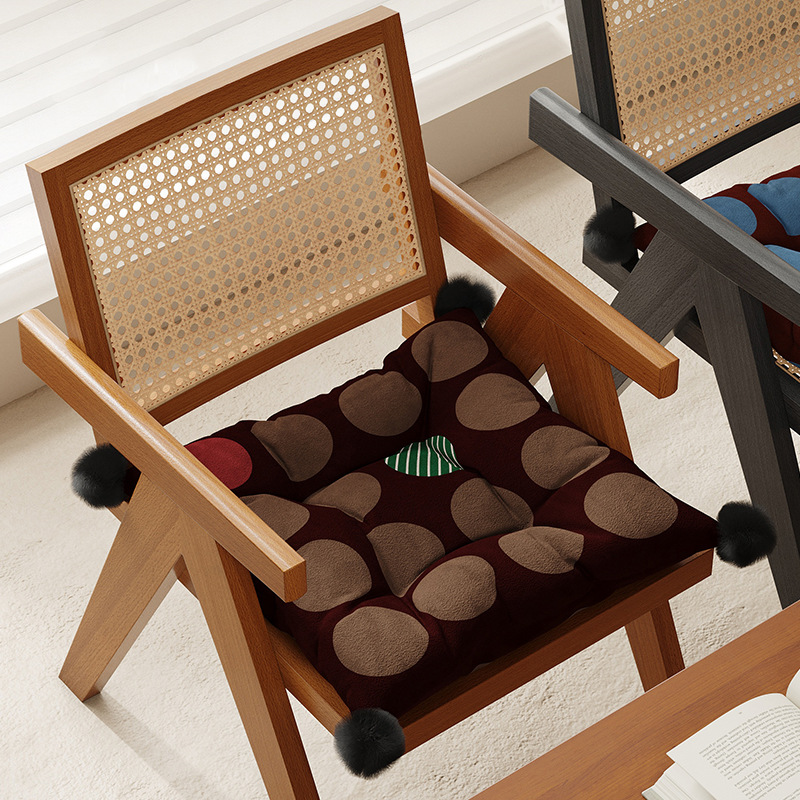 Simple retro americano asiento de asiento de comedor casero invierno invierno caliente aislamiento de aluminio dormitorio asiento de sala de aula cojín
