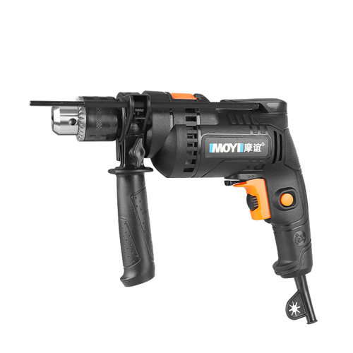 Hand electric drill, impact drill, power tool, household multi-function speed-adjustable electric drill 220V industrial grade pistol drill set