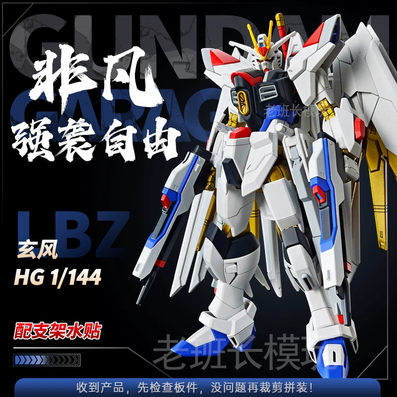 Xuanfeng Extraordinary Assault Free Golden Wing Plate Spray HG Gundam Модель в сборе Игрушка Ручная фигурка Mecha Domestic Ko XFS