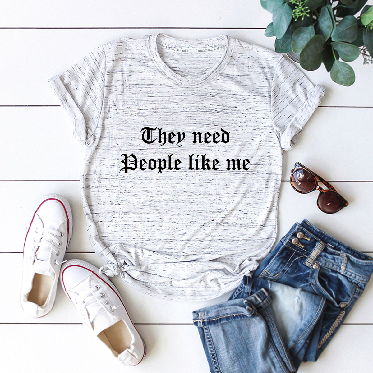 letters print short-sleeved t-shirt NSSN21221