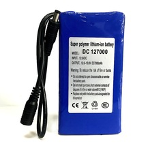 12V锂电池聚合物7000LED太阳能路灯玩具监控医疗设备储蓄可充电源