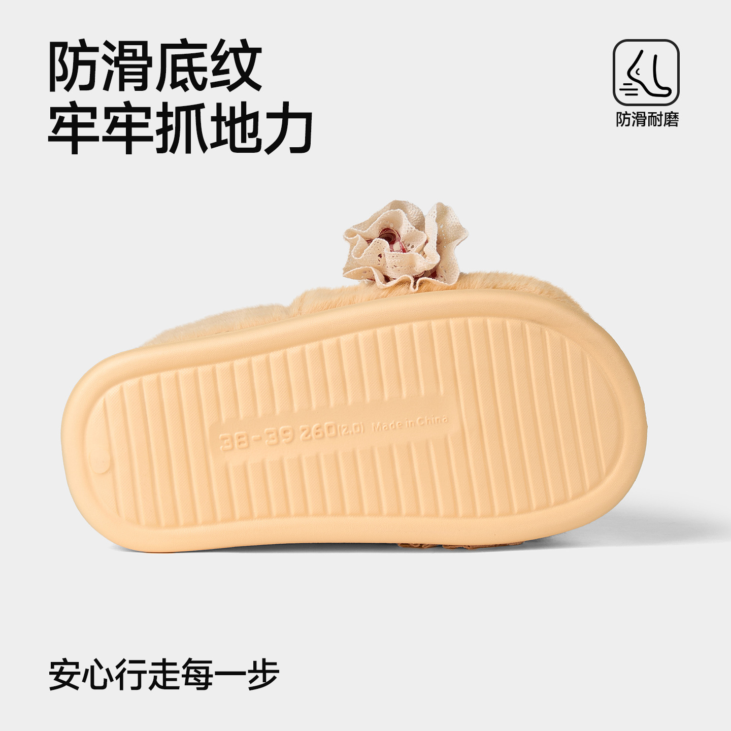 Zapatillas de algodón de oso para mujeres otoño y invierno nuevos interiores hogares de pelusa de fondo grueso calentamiento de algodón zapatillas de algodón damas al por mayor