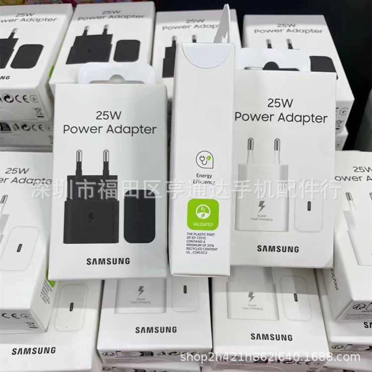 Suitable for Samsung Ep-T2510 Original Charger S23/S24/S25 New 25Wpd Super Fast Charger