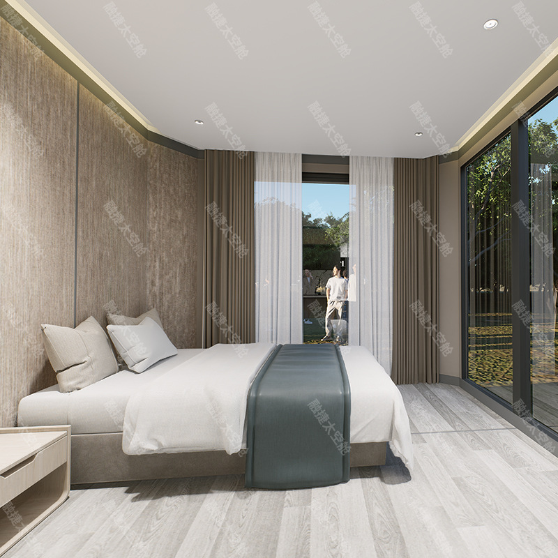 Rongjie Space cápsula habitación móvil B & B capsule house solárium al aire libre cielo estrellado cápsula de manzana transfronteriza