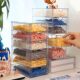PET Multi-layer Transparent Dust-proof Building Blocks Sorting Box Parts Toy Packets Box Lego Granules Storage Box