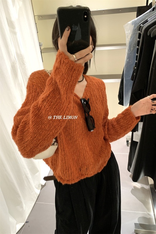 THE LIMON柠檬绿茶2025冬季韩系甜美氛围感软糯保暖仿羊毛毛衣女|undefined