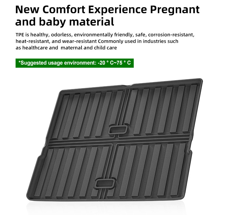 Suitable for 23-25 Kia Ev5 Car Trunk Mat, Special Tpe Trunk Mat for the Vehicle, Cross-Border