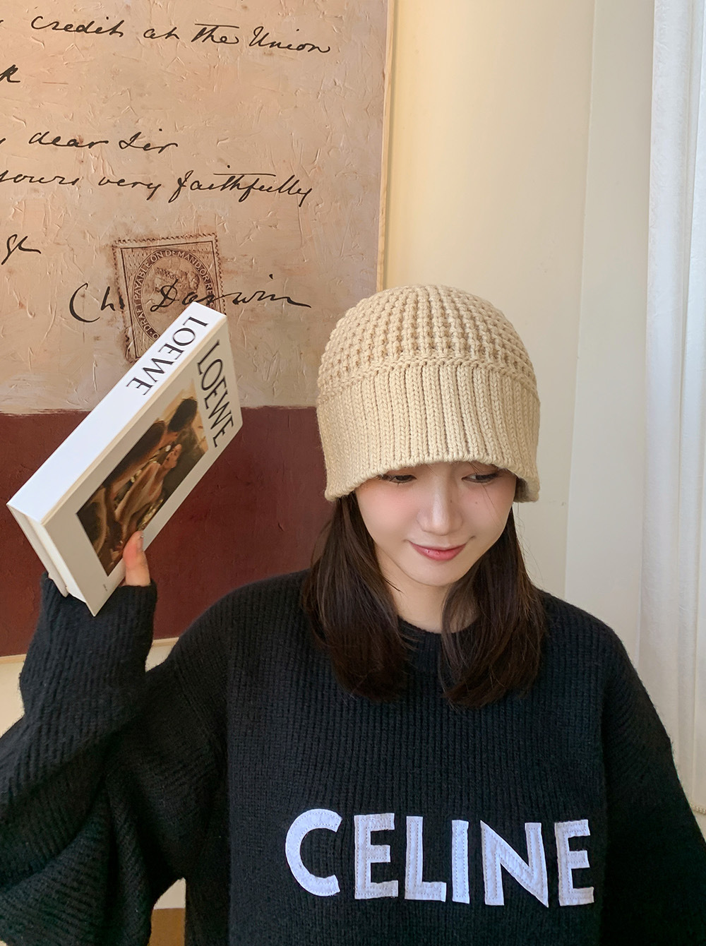 盆帽水桶帽模特图