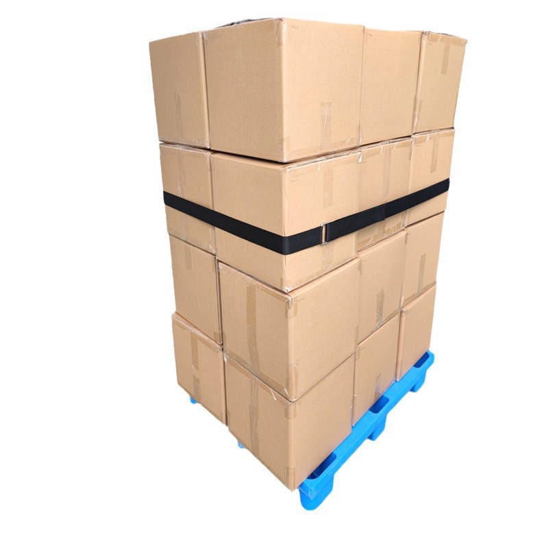 可调节金属扣托盘绑带货物捆绑带卡盘绑带魔术贴托盘绑带