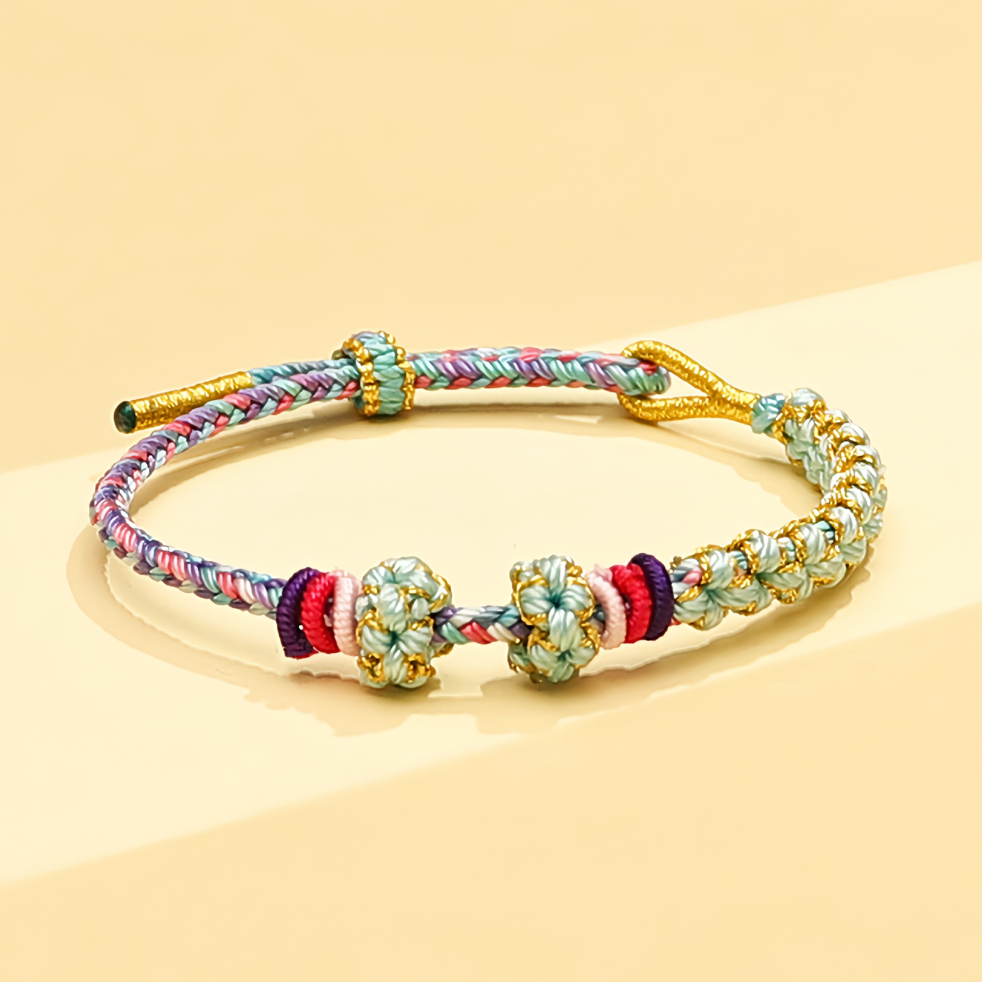 181# blue sea and blue sky (peach blossom knot)