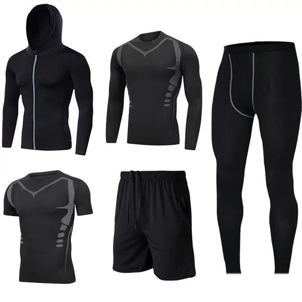 Set with hood, plus size