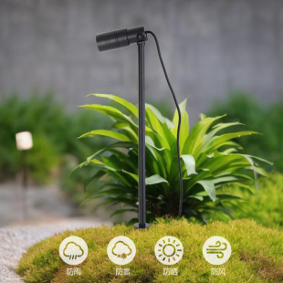 Cross-border floor insert lamp outdoor courtyard decoration garden landscape LED waterproof lawn lamp layout floor insert light and shadow lamps
