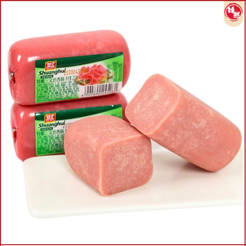 Сэндвич «Экстра нежный» 220г, свежая колбаса Шуанхуй, целая коробка 18 штук, гамбургеры, ручной работы, обед, мясные колбаски оптом