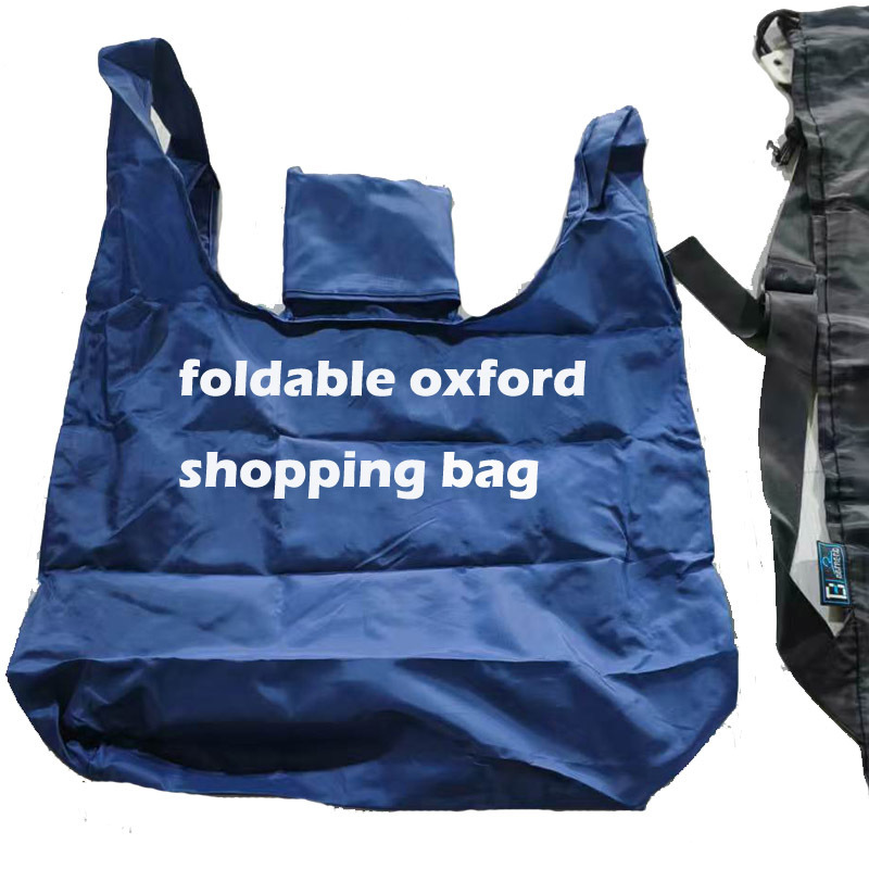 In-Stock Oxford Eco-Friendly Shopping Bags, Hand-Held and Shoulder-Carry Style, Reinforced Stitching, More Durable, Original Export to Japan