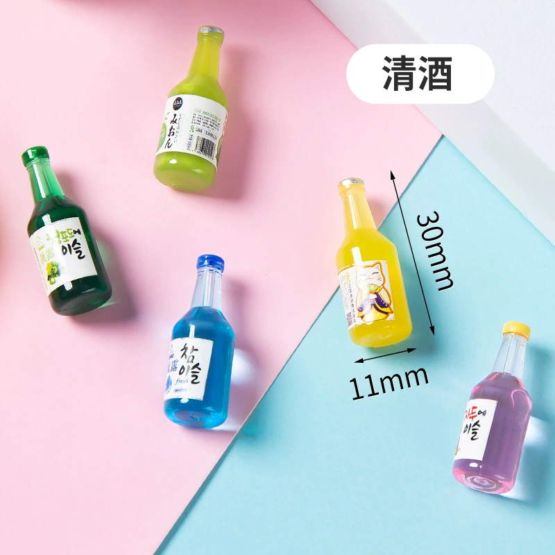 Реалистичная игровой еды, маленькая бутылочка, ручная работа