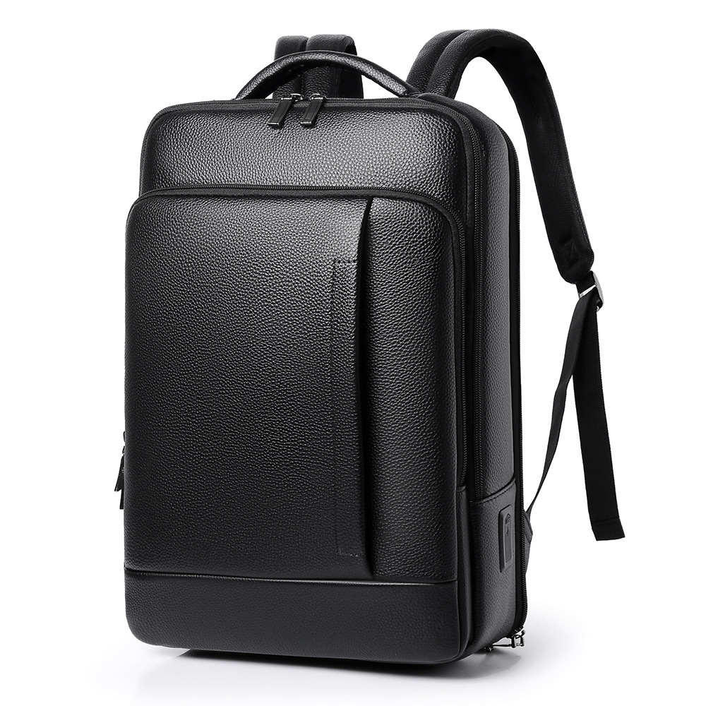 Men's Large-Capacity Backpack for Business Trips, Multifunctional USB Business Computer Bag, High-End Durable School Bag
