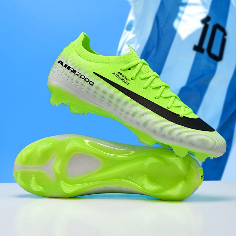 Zapatos de Entrenamiento de Fútbol de Malla y Caucho TPU para Césped Natural y Artificial