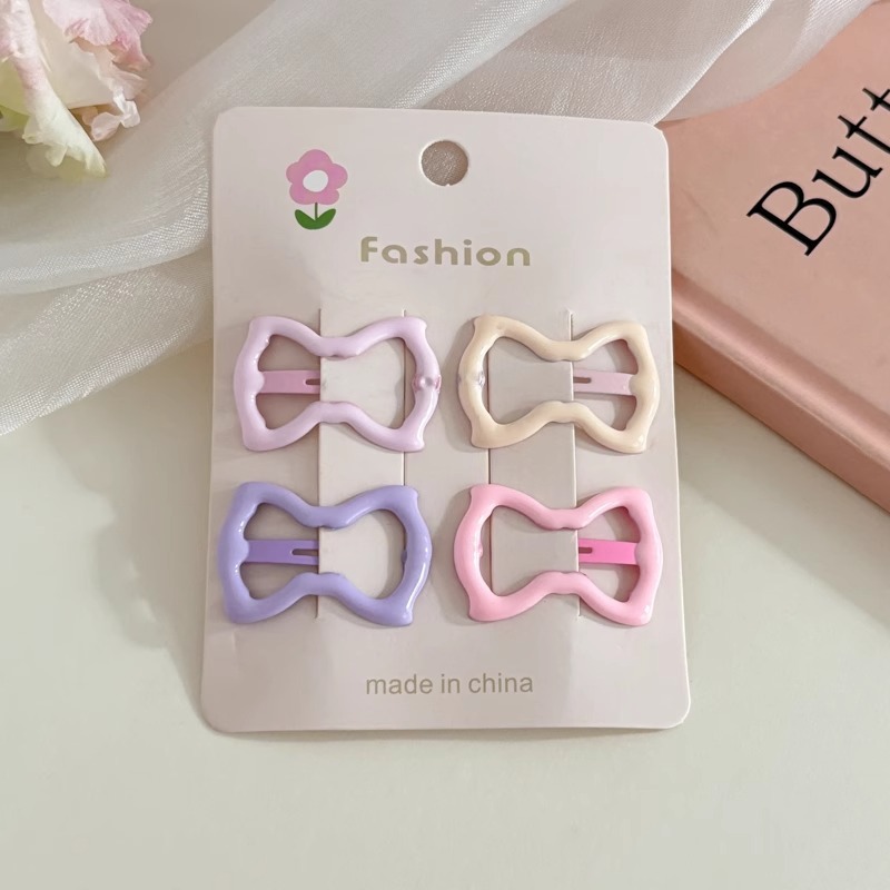 Nuevo clip de BB dopamina de color estrella de pentaco pequeño clip de cabello para niños tocado para niños lindos bordes laterales clip de cabello