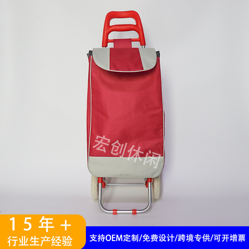 购物车源头工厂直销批发定制铁管超市买菜车促销广告可印logo手拉