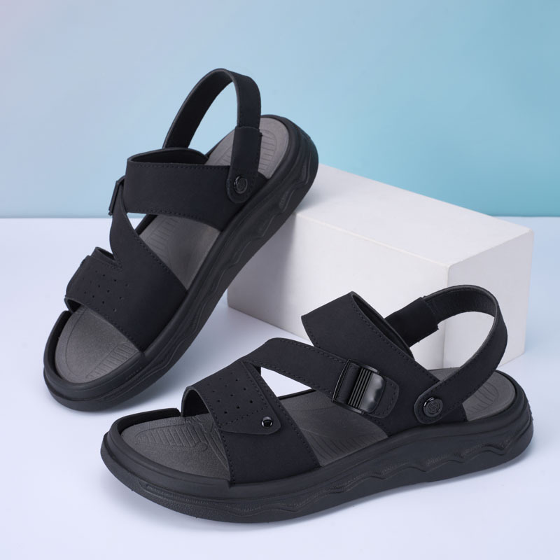 Sandalias para hombre ligero para el hogar al aire libre de doble uso antideslizante y resistente al desgaste 2025 verano nuevo estilo playa tendencia de moda chanclas image 4