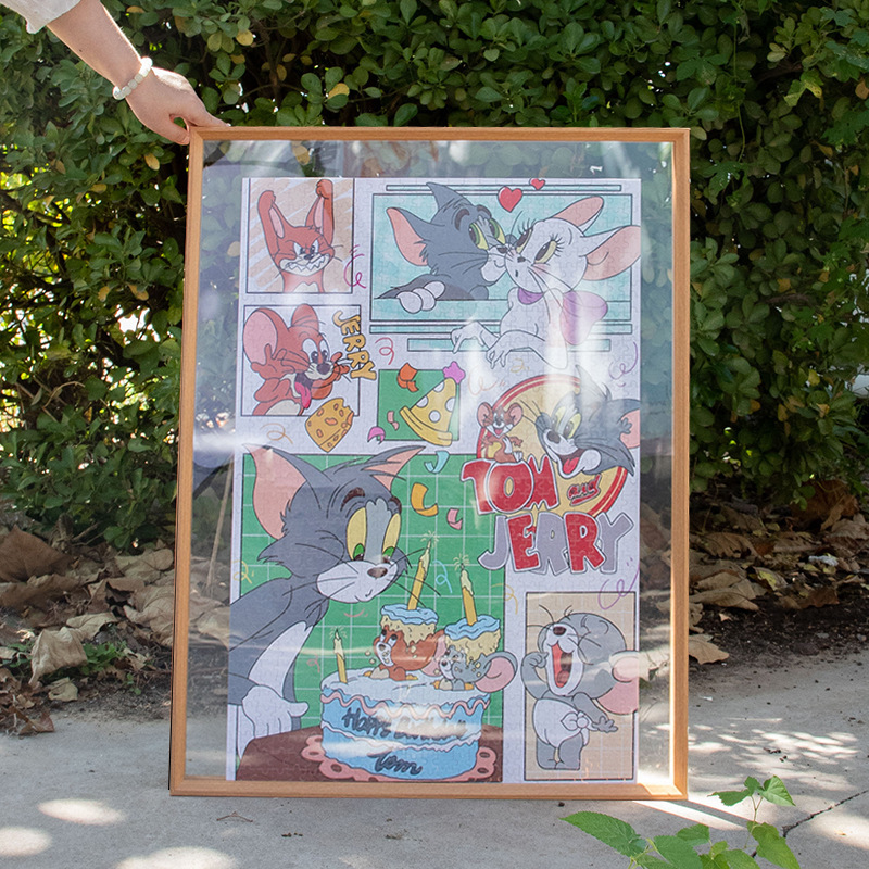 Double-Sided Transparent DIY Large Picture Frame Puzzle Photo Frame 1000 Pieces Multi-Size Frame Calligraphy Photo Frame Creative Photo Frame Double-Sided Transparent DIY Large Picture Frame Puzzle Photo Frame 1000 Pieces Multi-Size Frame Calligraphy Photo Frame Creative Photo Frame