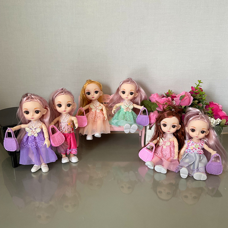 Sola simulación DIY muñeca Barbie al por mayor OPP bolsa chica de juguete piso push stall Premio muñeca princesa